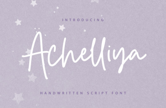 Achelliya: A Quirky Font for Business Branding