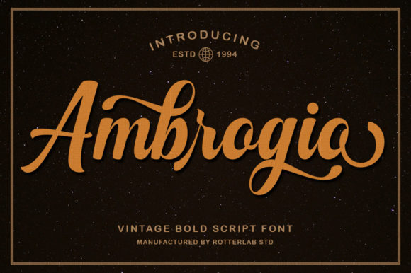 Ambrogio Font for Business Branding