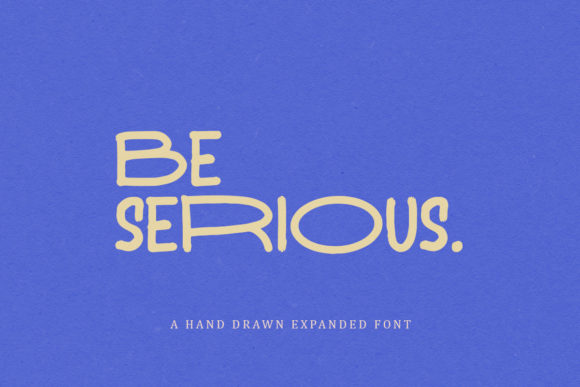 Be Serious Font for Editorial Design