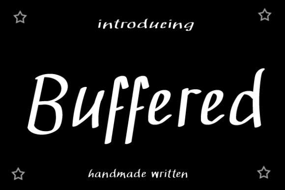 Buffered Font for Web Design
