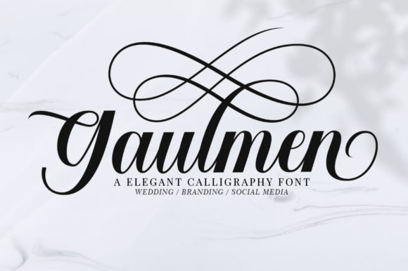 Gaulmen: A Fresh Script Font for Creative Campaigns