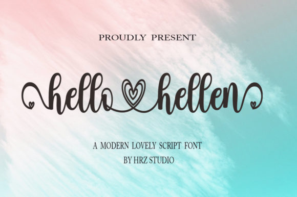 Hello Hellen Font for Business Branding