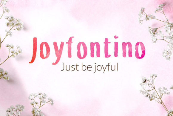 Joyfontino: A Handwritten Font for Elegant Design