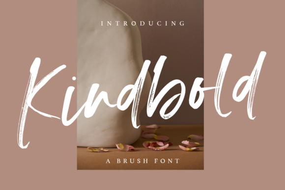 Kindbold: A Brushed Handwritten Font
