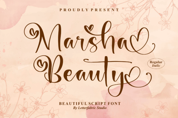 Marsha Beauty Font for Elegant Campaigns