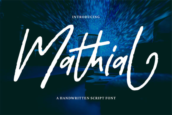 Mathial: A Script Handwritten Font