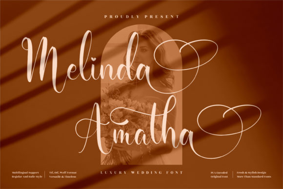 Melinda Amatha Font for Business Branding
