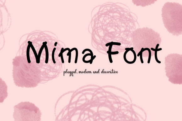 Mima Font for Creative Makers