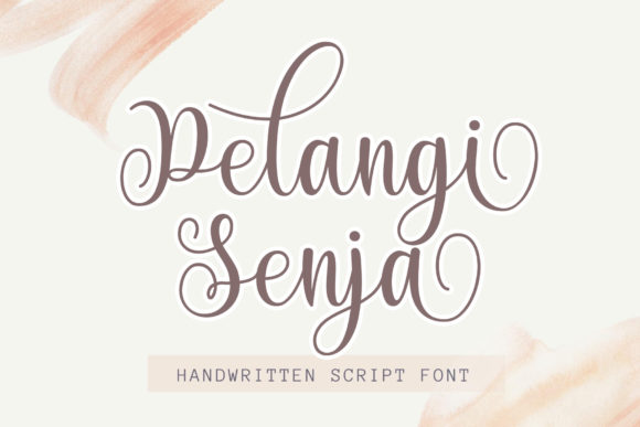 Pelangi Senja Font for Creative Design