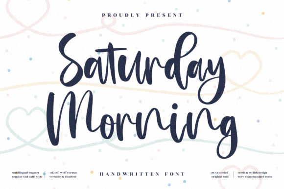 Saturday Morning Font Review