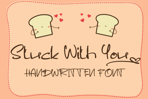Stuck with You Font for Business Branding