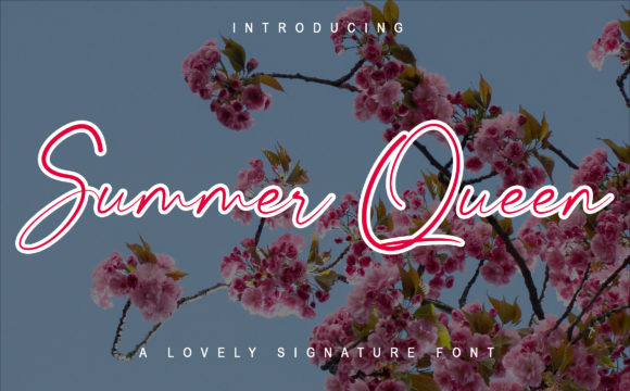 Summer Queen Font for Elegant Design