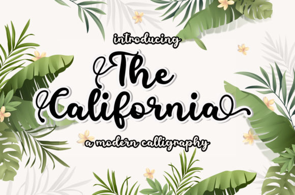 The California Font for Creative Projects