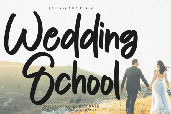 Wedding School Font for Creative Campaigns