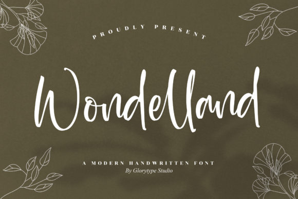 Wondelland: A Handwritten Font for Elegant Design